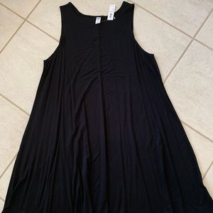 NWT Old Navy Black Sleeveless Tank Dress